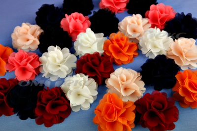 Цветы декоративные пришивные - купить в Прокопьевске. Цена: 28.53 руб.