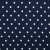 Креп стрейч Амузен, 85 г/м2, 19-3920 (т.синий)/белый крупный горох, шир.150 см - купить в Прокопьевске. Цена 220.50 руб.