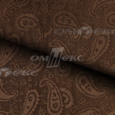 Ткань подкладочная жаккард Р14098, 19-1217/коричневый, 85 г/м2, шир. 150 см, 230T - купить в Прокопьевске. Цена 166.45 руб.