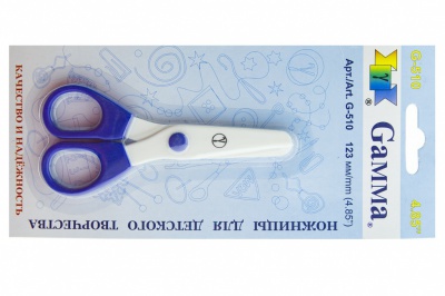 Ножницы G-510 детские 123 мм - купить в Прокопьевске. Цена: 137.45 руб.