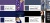 Костюмная ткань "Элис" 18-3921, 200 гр/м2, шир.150см, цвет голубика - купить в Прокопьевске. Цена 303.10 руб.