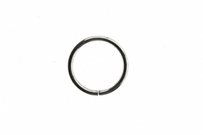 Кольцо металлическое d-15 мм, цв.-никель - купить в Прокопьевске. Цена: 2.45 руб.