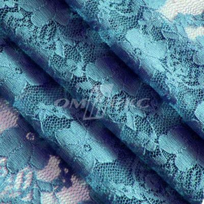 Кружевное полотно стрейч 15A61/BLUE, 100 гр/м2, шир.150см - купить в Прокопьевске. Цена 1 581 руб.