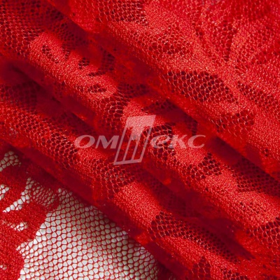 Кружевное полотно стрейч 15A29/RED, 105 гр/м2, шир.155см - купить в Прокопьевске. Цена 2 101.46 руб.