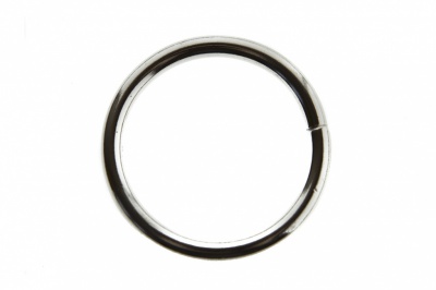 Кольцо металлическое d-3 х 32 мм, цв.-никель - купить в Прокопьевске. Цена: 3.92 руб.