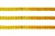 Пайетки "ОмТекс" на нитях, CREAM, 6 мм С / упак.73+/-1м, цв. 92 - золото - купить в Прокопьевске. Цена: 484.77 руб.