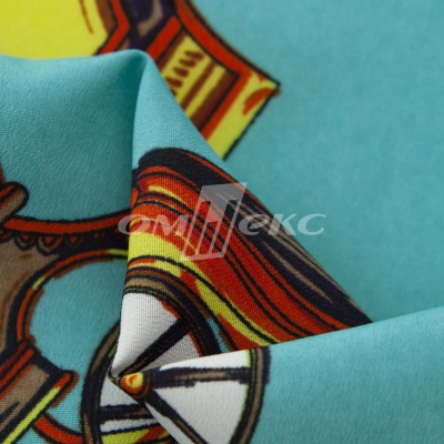 Плательная ткань "Фламенко" 16.2, 80 гр/м2, шир.150 см, принт этнический - купить в Прокопьевске. Цена 241.49 руб.