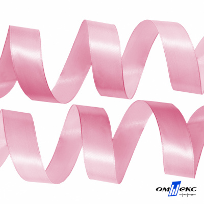 050-нежно-розовый Лента атласная упаковочная (В) 85+/-5гр/м2, шир.25 мм (1/2), 25+/-1 м - купить в Прокопьевске. Цена: 53.96 руб.