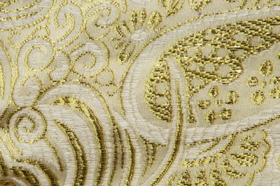 Ткань костюмная жаккард №5, 140 гр/м2, шир.150см, цвет золото - купить в Прокопьевске. Цена 383.29 руб.