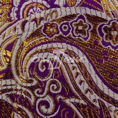 Ткань костюмная жаккард №9, 140 гр/м2, шир.150см, цвет фиолет - купить в Прокопьевске. Цена 387.20 руб.