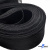 Регилиновая лента мягкая, пластик, шир.40мм, (уп.22+/-0,5м), цв.- черный - купить в Прокопьевске. Цена: 294 руб.