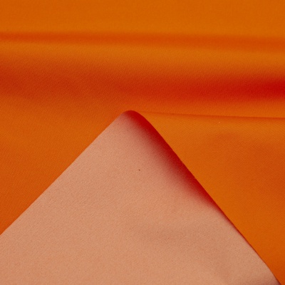 Курточная ткань Дюэл (дюспо) 16-1359, PU/WR/Milky, 80 гр/м2, шир.150см, цвет оранжевый - купить в Прокопьевске. Цена 141.80 руб.