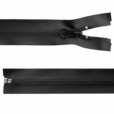 Молния водонепроницаемая PVC Т-7, 100 см, разъемная, цвет чёрный - купить в Прокопьевске. Цена: 61.89 руб.