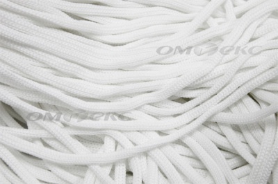 Шнур Т-02 (4с2) мелкое плетение 4мм 100 м белый - купить в Прокопьевске. Цена: 2.50 руб.