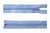 Спиральная молния Т5 351, 75 см, автомат, цвет св.голубой - купить в Прокопьевске. Цена: 16.28 руб.