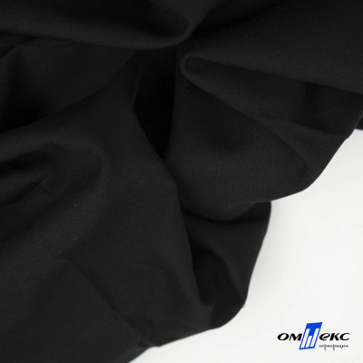 Ткань костюмная "Матте" 80% P, 16% R, 4% S, 170 г/м2, шир.150 см, цв-черный #1 - купить в Прокопьевске. Цена 372.90 руб.