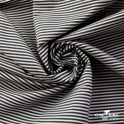 Ткань сорочечная Полоска Кенди, 115 г/м2, 58% пэ,42% хл, шир.150 см, цв.6-черный, (арт.110) - купить в Прокопьевске. Цена 306.69 руб.
