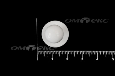 Пуговица поварская "Пукля", 10 мм, цвет белый - купить в Прокопьевске. Цена: 2.28 руб.