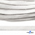 Шнур плетеный d-8 мм плоский, 70% хлопок 30% полиэстер, уп.85+/-1 м, цв.1018-белый - купить в Прокопьевске. Цена: 735 руб.