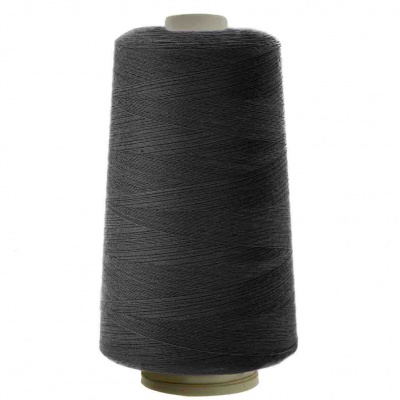 Швейные нитки (армированные) 28S/2, нам. 2 500 м, цвет чёрный - купить в Прокопьевске. Цена: 139.91 руб.
