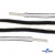 Шнурки #4-27, круглые 130 см, двухцветные (черно/белый) - купить в Прокопьевске. Цена: 47.04 руб.