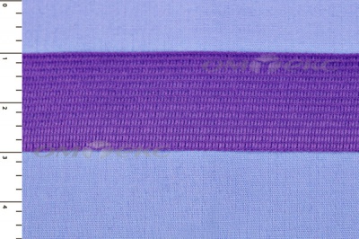 Окантовочная тесьма №0225, шир. 22 мм (в упак. 100 м), цвет фиолет - купить в Прокопьевске. Цена: 271.60 руб.