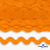 Тесьма вьюнчик 0381-0080, 8 мм/упак.33+/-1м, цвет 9511-оранжевый - купить в Прокопьевске. Цена: 107.26 руб.