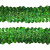 Тесьма с пайетками D4, шир. 30 мм/уп. 25+/-1 м, цвет зелёный - купить в Прокопьевске. Цена: 1 087.39 руб.
