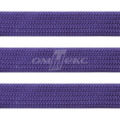 Шнур 15мм плоский (100+/-1м) №10 фиолетовый - купить в Прокопьевске. Цена: 10.21 руб.
