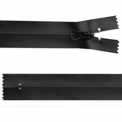 Молния водонепроницаемая PVC Т-7, 20 см, неразъемная, цвет чёрный - купить в Прокопьевске. Цена: 21.56 руб.
