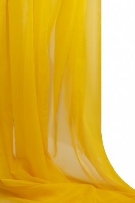 Портьерный капрон 13-0858, 47 гр/м2, шир.300см, цвет 21/жёлтый - купить в Прокопьевске. Цена 137.27 руб.