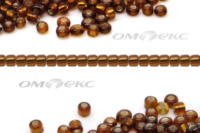 Бисер (SL) 11/0 ( упак.100 гр) цв.53 - коричневый - купить в Прокопьевске. Цена: 53.34 руб.
