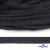Шнур плетеный d-8 мм плоский, 70% хлопок 30% полиэстер, уп.85+/-1 м, цв.1010-т.синий - купить в Прокопьевске. Цена: 735 руб.