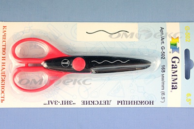 Ножницы G-502 детские 165 мм - купить в Прокопьевске. Цена: 292.21 руб.