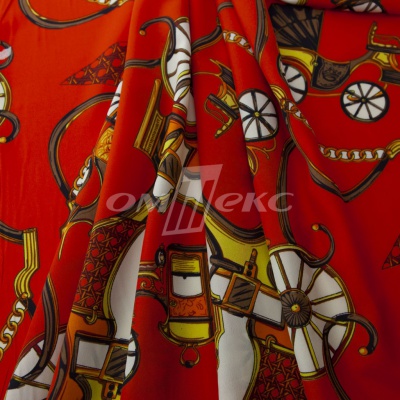 Плательная ткань "Фламенко" 16.1, 80 гр/м2, шир.150 см, принт этнический - купить в Прокопьевске. Цена 241.49 руб.