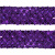 Тесьма с пайетками 12, шир. 35 мм/уп. 25+/-1 м, цвет фиолет - купить в Прокопьевске. Цена: 1 308.30 руб.