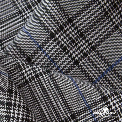 Ткань костюмная "Клер" 80% P, 16% R, 4% S, 200 г/м2, шир.150 см,#3 цв-серый/синий - купить в Прокопьевске. Цена 412.02 руб.