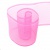 Лента капроновая, шир. 80 мм/уп. 25 м, цвет розовый - купить в Прокопьевске. Цена: 19.77 руб.
