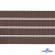 Репсовая лента 005, шир. 6 мм/уп. 50+/-1 м, цвет коричневый - купить в Прокопьевске. Цена: 88.45 руб.