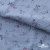 Ткань Муслин принт, 100% хлопок, 125 гр/м2, шир. 140 см, #2308 цв. 69 серо-голубой с цветком - купить в Прокопьевске. Цена 413.11 руб.