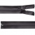 Молния водонепроницаемая PVC Т-7, 60 см, разъемная, цвет (301) т.серый - купить в Прокопьевске. Цена: 49.39 руб.