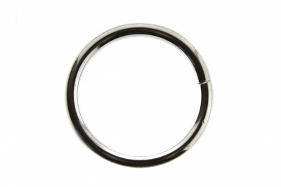 Кольцо металлическое d-32 мм, цв.-никель - купить в Прокопьевске. Цена: 3.54 руб.