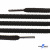 Шнурки #106-09, круглые 130 см, цв.чёрный - купить в Прокопьевске. Цена: 21.92 руб.