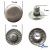 Кнопка металлическая "Альфа" с пружиной, 15 мм (уп. 720+/-20 шт), цвет никель - купить в Прокопьевске. Цена: 1 466.73 руб.