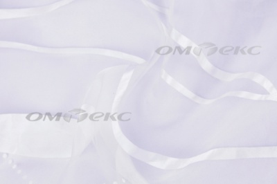 Органза деворэ 686 "Кристина" С1 (белый), 280 см - купить в Прокопьевске. Цена 571.15 руб.