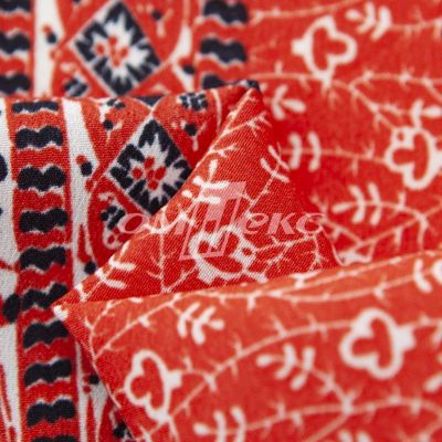 Плательная ткань "Фламенко" 24.1, 80 гр/м2, шир.150 см, принт этнический - купить в Прокопьевске. Цена 241.49 руб.
