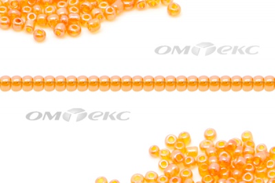 Бисер (TL) 11/0 ( упак.100 гр) цв.109В - оранжевый - купить в Прокопьевске. Цена: 44.80 руб.