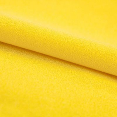 Креп стрейч Амузен 12-0752, 85 гр/м2, шир.150см, цвет жёлтый - купить в Прокопьевске. Цена 194.07 руб.