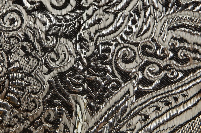 Ткань костюмная жаккард №11, 140 гр/м2, шир.150см, цвет тем.серебро - купить в Прокопьевске. Цена 383.29 руб.
