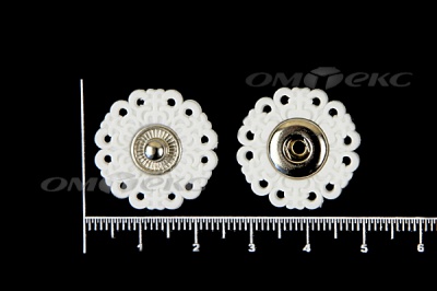 Кнопки пришивные №6 S20мм пластиковые белые - купить в Прокопьевске. Цена: 9.88 руб.